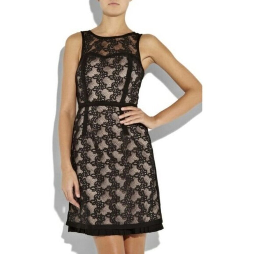 Marc by Marc Jacobs Abigail Black Lace Sleeveless Dress